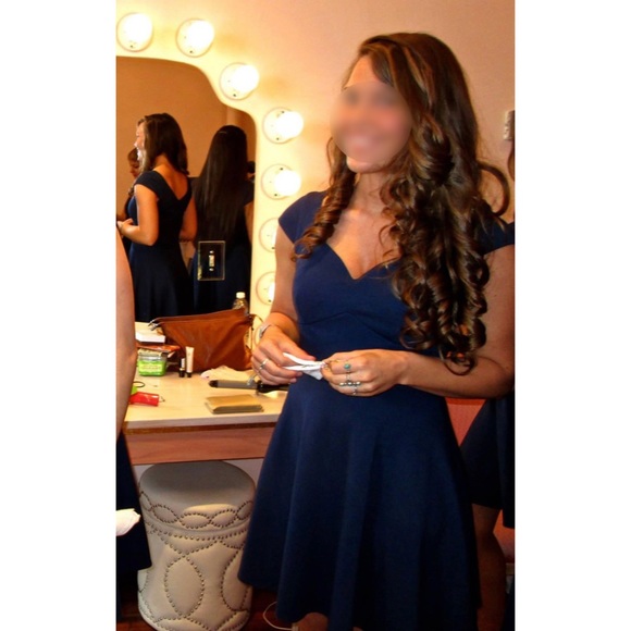 ASOS skater dress w/ cap sleeves, sweetheart neck - Picture 2 of 3